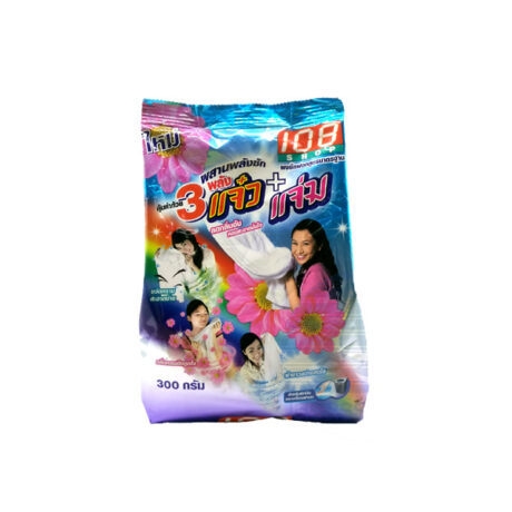 108 SHOP ฟ้า ผงซักฟอก 300 กรัม