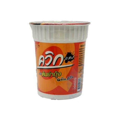 ควิก รสต้มยำกุ้ง ขนาด 60 กรัม แพ็ค 6 ถ้วย