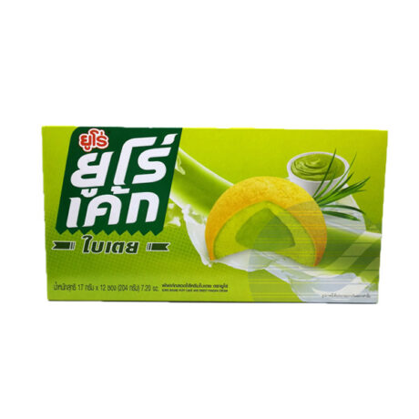 ยูโร่ รส ใบเตย 17 กรัม 12 ชิ้น