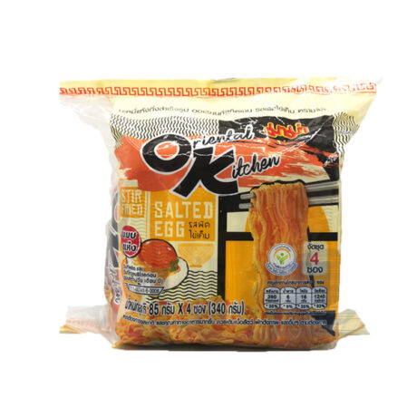 มาม่า ออเรียลทัล รสผัดไข่เค็ม ขนาด 85 กรัม แพ็ค 4 ซอง