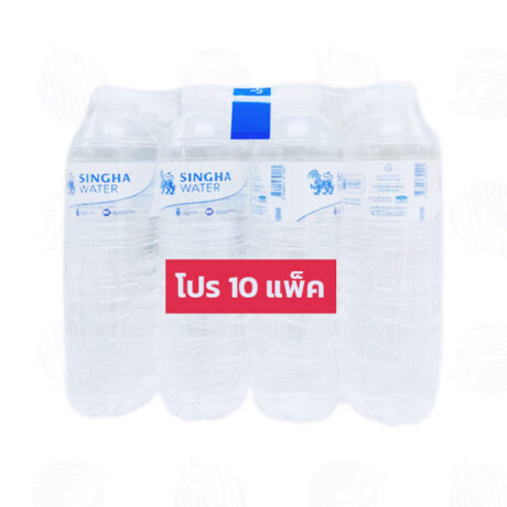สิงห์ น้ำดื่ม 600 มล. แพ็ค 12   โปร 10 แพ็ค