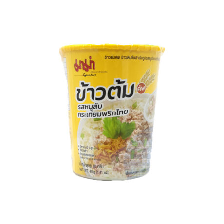 มาม่าข้าวต้มคัพ หมูกระเทียมพริกไทย 35 กรัม*6