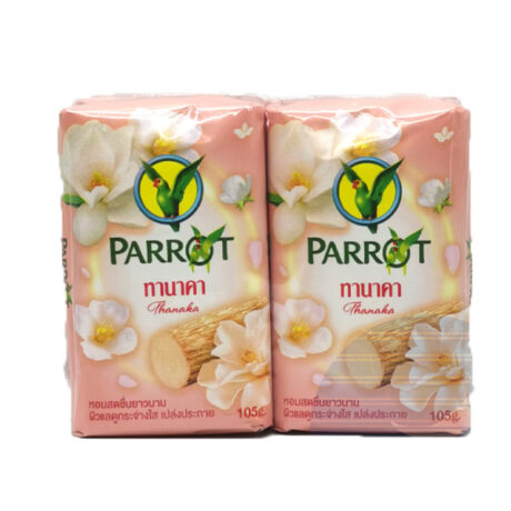 สบู่ นกแก้ว สูตรไวท์ทานาคา ขนาด 105 กรัม 
