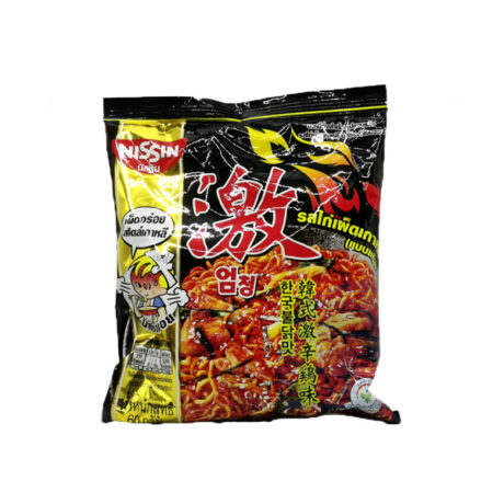 นิสชิน รสไก่เผ็ดเกาหลี ซอง ขนาด 60 กรัม แพ็ค 5 ซอง