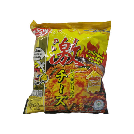 นิสชิน รสไก่เผ็ดชีส  ขนาด 60 กรัม แพ็ค 5 ซอง