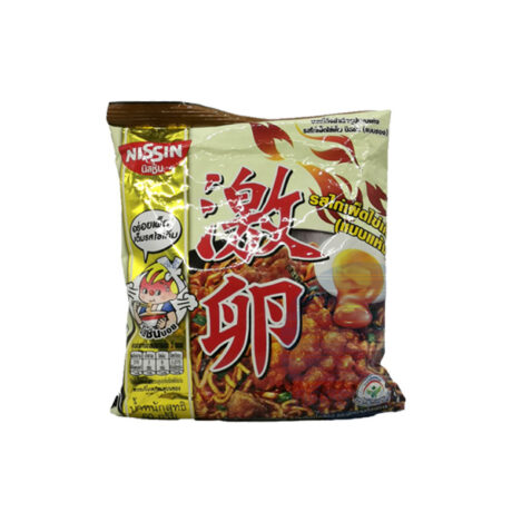 นิสชิน รสไก่เผ็ดเกาหลีไข่เค็ม ขนาด 60 กรัม แพ็ค 5 ซอง