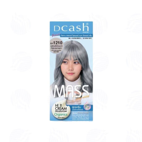 Dcash AH1210 บลอนด์อ่อนมากที่สุดประกายเทา สีย้อมผม 50/60 ml.