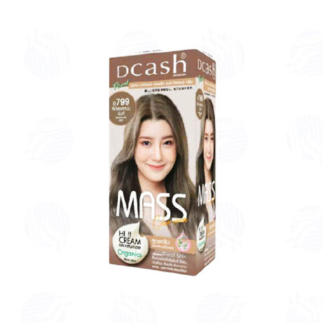 Dcash B799 น้ำตาลหม่นมินท์ สีย้อมผม 50/60 ml.