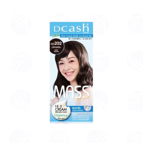 Dcash MB202 น้ำตาลเข้ม สีย้อมผม 50/60 ml.