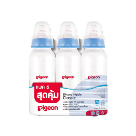 Pigeon ขวดนม RRP 8oz แพ็ค 6 ไซร์ M