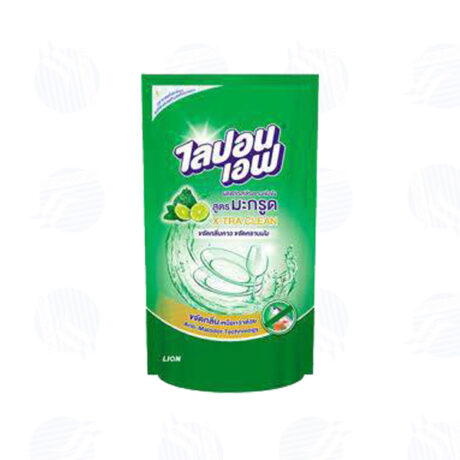 ไลปอนเอฟ น้ำยาล้างจาน 500 มล. สูตรมะกรูด ถุงเติม