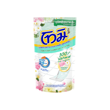 โทมิ น้ำยาทำความสะอาดพื้น สูตรเนเชอรัล 550 มล. ถุง เขียว