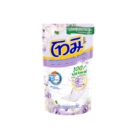 โทมิ น้ำยาทำความสะอาดพื้น สูตรเนเชอรัล 550 มล. ถุง ม่วง