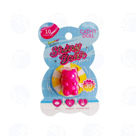 cathy doll Shiny bear Lip Moist 10 Summer  Rose 1.1 g.