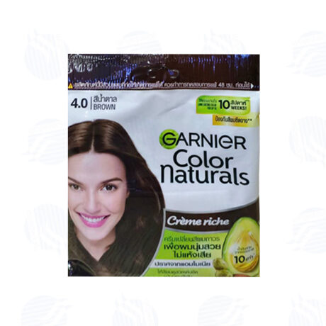 การ์นิเย่ คัลเลอร์ แนทเชอรัล  4.0 สีน้ำตาล 30/30 กรัม