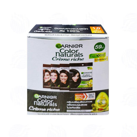 การ์นิเย่ คัลเลอร์ แนทเชอรัล 1.0 สีดำธรรมชาติ 30/30 กรัม แพ็ค 6