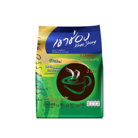 เขาช่อง กาแฟสำเร็จรูป เอสเปรสโซ่ 3 IN 1 350 กรัม 25 ซอง