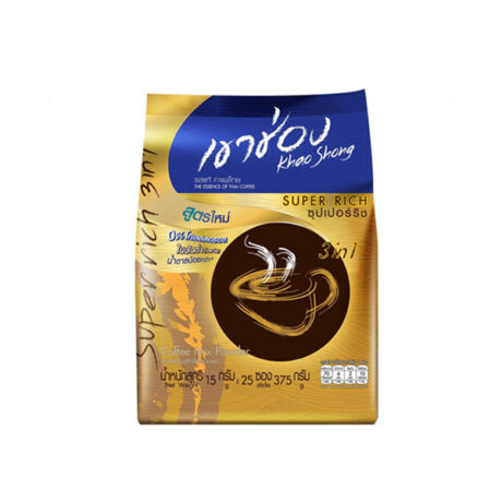 เขาช่อง กาแฟสำเร็จรูป ซุปเปอร์ริช 3 IN 1 375 กรัม 25 ซอง